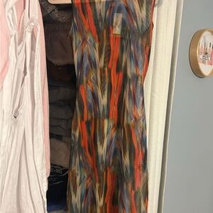 Colorful Sleeveless Dress pretty little thing